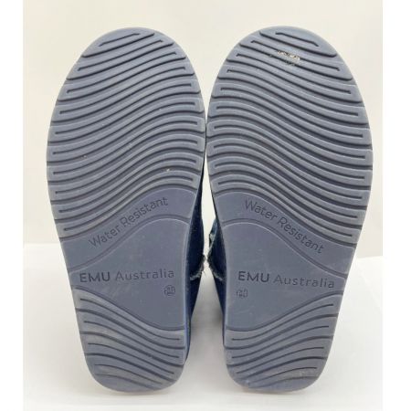  EMU エミュー ムートンブーツ STINGER DENIM MINI W11377 24cm US7 インディゴ