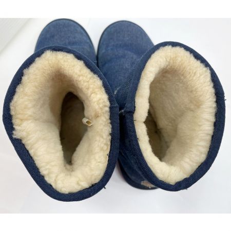  EMU エミュー ムートンブーツ STINGER DENIM MINI W11377 24cm US7 インディゴ