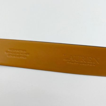  RALPH LAUREN ラルフローレン ベルト レザー 追加で穴開いてます ブラウン