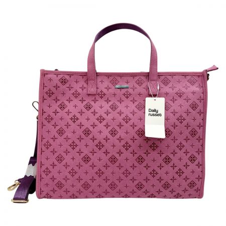   Daily russet デイリー ラシット ハンドバッグ レディース ショッキングピンク
