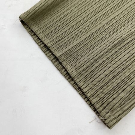  ISSEY MIYAKE イッセイミヤケ パンツ プリーツプリーズ サイズ1 PP91-JF433 オリーブ