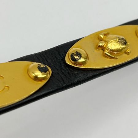  CHANEL シャネル ベルト ヴィンテージ プレート ココマーク カメリア 亀 香水 バッグ クローバー ブラック