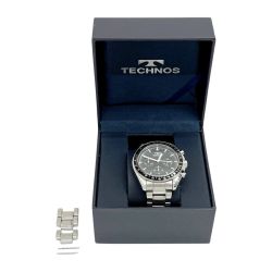 ◆◆ TECHNOS テクノ 腕時計 デジタルウォッチ ステンレススチール T4602 Bランク