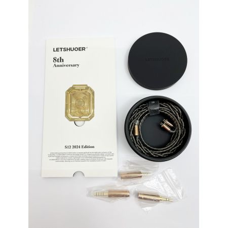  LETSHUOER イヤホン チタン合金製　有線イヤホン S12 2024 Edition
