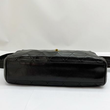  CHANEL シャネル マトラッセ ショルダーバッグ ヴィンテージ フリンジ アンティーク 3119316 ブラック