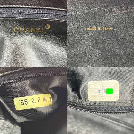  CHANEL シャネル マトラッセ ショルダーバッグ ヴィンテージ フリンジ アンティーク 3119316 ブラック