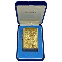 ◆◆ ZIPPO ジッポー タイガー ドラゴン 虎 龍 ゴールド Aランク