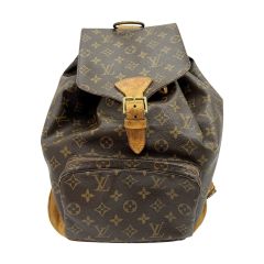  LOUIS VUITTON ルイヴィトン モノグラム モンスリ バッグ リュック M51135 ブラウン系 Cランク