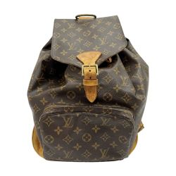 ◆◆ LOUIS VUITTON ルイヴィトン モノグラム モンスリ バッグ リュック M51135 ブラウン系 Cランク