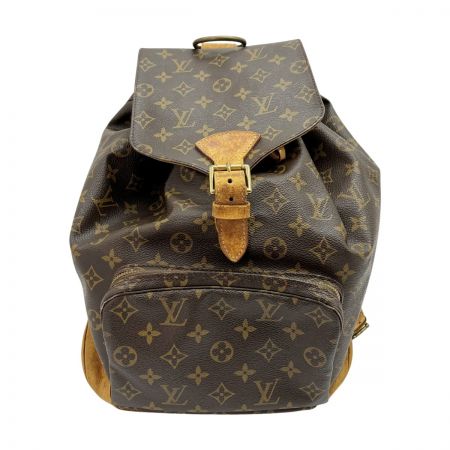  LOUIS VUITTON ルイヴィトン モノグラム モンスリ バッグ リュック M51135 ブラウン系