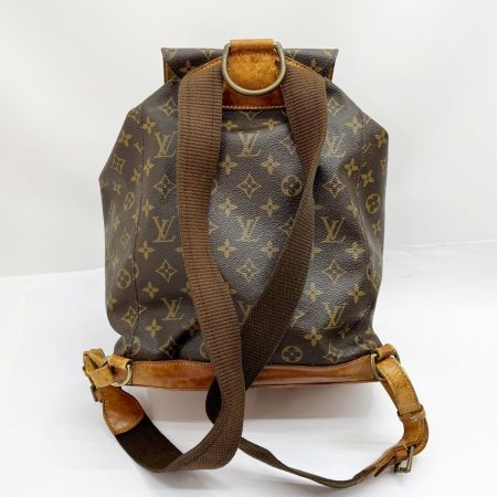  LOUIS VUITTON ルイヴィトン モノグラム モンスリ バッグ リュック M51135 ブラウン系