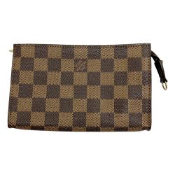 ◆◆ LOUIS VUITTON ルイヴィトン ダミエ ポーチ  バッグ マレ付属品 ブラウン Bランク
