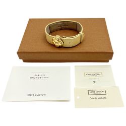 ◆◆ LOUIS VUITTON ルイヴィトン ヴェルニ グッドラックブレスレット ブレスレット M91411 ベージュ Bランク