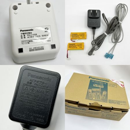  Panasonic パナソニック 電話機 コードレス電話機 2022年製 RURURU VE-GD78DL-N シャンパンゴールド