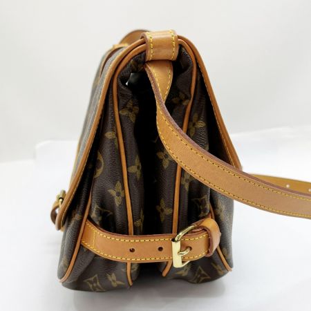  LOUIS VUITTON ルイヴィトン モノグラム ソミュール30 バッグ ショルダー M42256 ブラウン系