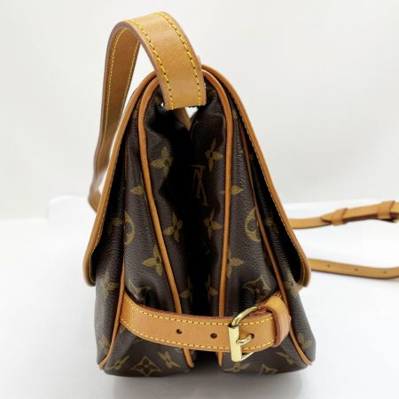  LOUIS VUITTON ルイヴィトン モノグラム ソミュール30 バッグ ショルダー M42256 ブラウン系