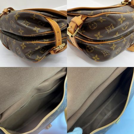  LOUIS VUITTON ルイヴィトン モノグラム ソミュール30 バッグ ショルダー M42256 ブラウン系