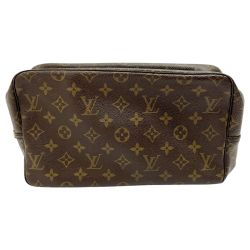 ◆◆ LOUIS VUITTON ルイヴィトン モノグラム トゥルーストワレット28 ポーチ コスメポーチ　ポーチ M47522 ブラウン Bランク
