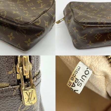  LOUIS VUITTON ルイヴィトン モノグラム トゥルーストワレット28 ポーチ コスメポーチ　ポーチ M47522 ブラウン