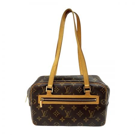  LOUIS VUITTON ルイヴィトン シテMM モノグラム バッグ ハンドバッグ M51182 ブラウン系