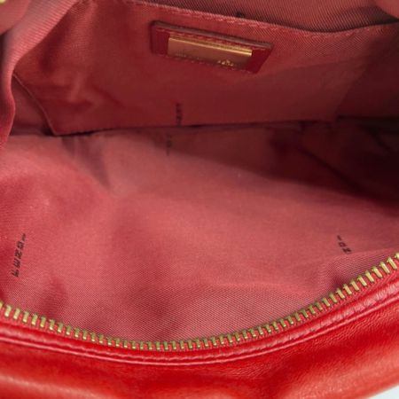  FENDI フェンディ ハンドバッグ 肩掛け ショルダー レザー 2415-8BR464-MK6-049 レッド