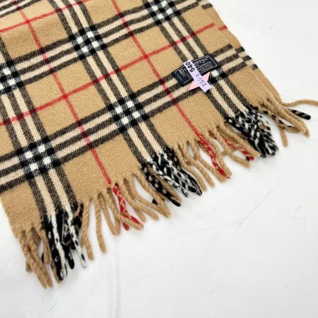  Burberrys バーバリーズ マフラー チェック ラムズウール ブラウン