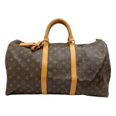  LOUIS VUITTON ルイヴィトン モノグラム キーポル50 バッグ ボストンバッグ M41426 ブラウン Bランク