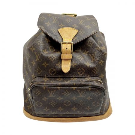  LOUIS VUITTON ルイヴィトン モノグラム モンスリ バッグ リュック M51135 ブラウン系