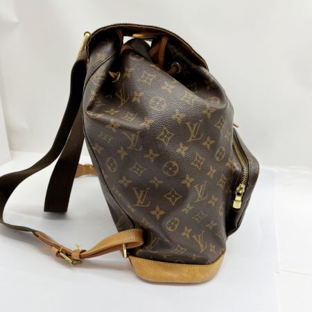  LOUIS VUITTON ルイヴィトン モノグラム モンスリ バッグ リュック M51135 ブラウン系