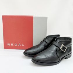 ◆◆ REGAL リーガル ショートブーツ 26cm レザー ブラック Bランク