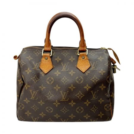  LOUIS VUITTON ルイヴィトン モノグラム スピーディ25 バッグ ハンドバッグ M41528 ブラウン系