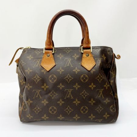  LOUIS VUITTON ルイヴィトン モノグラム スピーディ25 バッグ ハンドバッグ M41528 ブラウン系