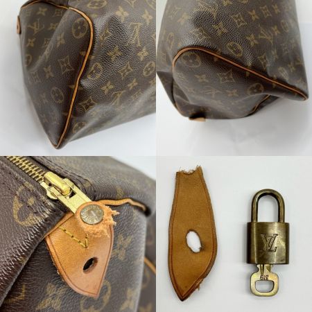  LOUIS VUITTON ルイヴィトン モノグラム スピーディ35 バッグ 取っ手ちぎれ有 M41524 ブラウン系