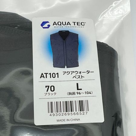  AQUA TEC アクアウォーターベスト Lサイズ(胸囲96～104) AT01 ブラック