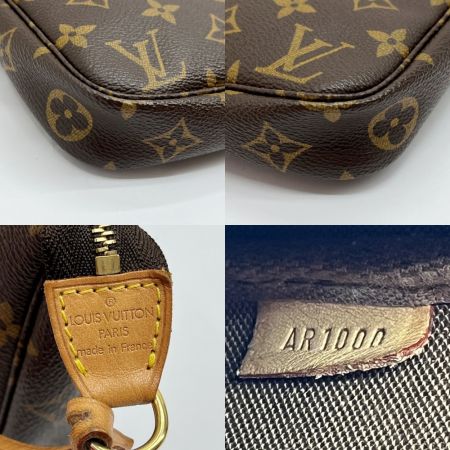  LOUIS VUITTON ルイヴィトン モノグラム ポシェット アクセソワール バッグ ハンドバッグ M51980 ブラウン