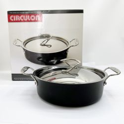 ◆◆ circulon サーキュロン 両手浅型鍋 27cm 3.8L IH・ガス火対応 SC71C-W27 Aランク