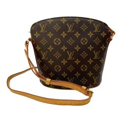 ◆◆ LOUIS VUITTON ルイヴィトン ドルーオ モノグラム  ショルダーバッグ バッグ M51290 ドルーオ ブラウン系 Bランク