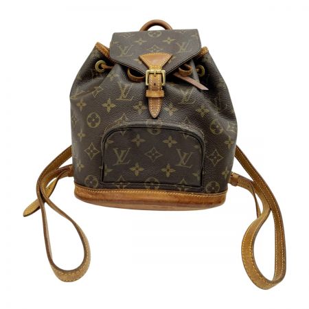  LOUIS VUITTON ルイヴィトン モノグラム ミニ・モンスリ リュック M51137 ブラウン系