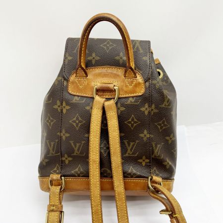  LOUIS VUITTON ルイヴィトン モノグラム ミニ・モンスリ リュック M51137 ブラウン系