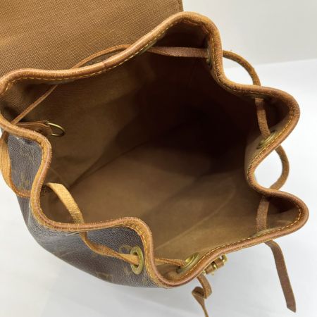  LOUIS VUITTON ルイヴィトン モノグラム ミニ・モンスリ リュック M51137 ブラウン系