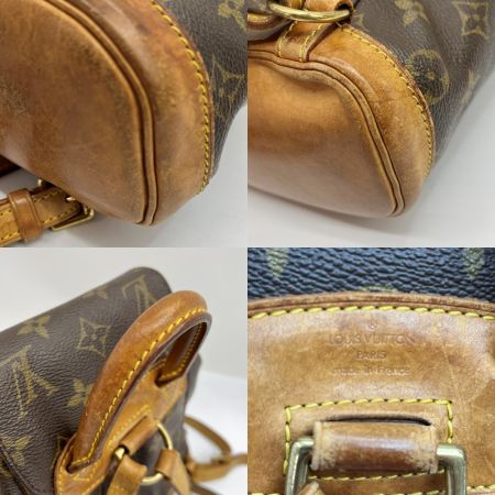  LOUIS VUITTON ルイヴィトン モノグラム ミニ・モンスリ リュック M51137 ブラウン系