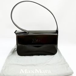 ◆◆ MAX MARA マックスマーラ ショルダーバッグ セミショルダー ブラウン Bランク