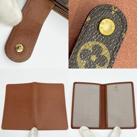  LOUIS VUITTON ルイヴィトン 二つ折り財布 ポルト・パピエ・ジップ モノグラム M61207