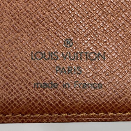  LOUIS VUITTON ルイヴィトン 二つ折り財布 ポルト・パピエ・ジップ モノグラム M61207