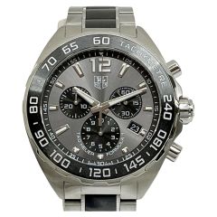 TAG HEUER タグホイヤー フォーミュラ1 クロノグラフ クォーツ腕時計  CAZ1111 グレー Bランク