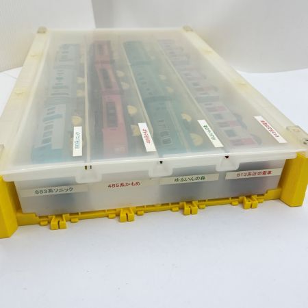  TOMY プラレール トレインケース 813系近郊電車 ゆふいんの森 485系かもめ 883系ソニック