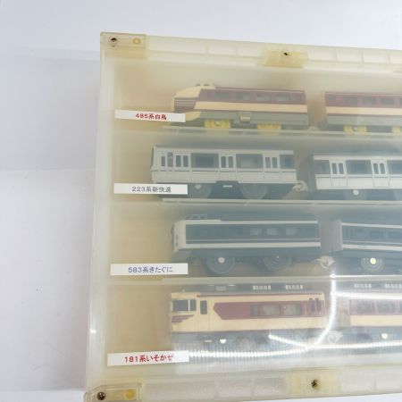  TOMY プラレール トレインケース 485系白鳥 223系新快速 583系きたぐに 181系いそかぜ