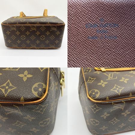  LOUIS VUITTON ルイヴィトン モノグラム シテMM バッグ ハンドバッグ M51182 ブラウン系