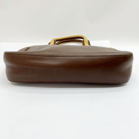  GUCCI グッチ レザーバッグ トートバッグ　キズあり 000-0860 001998 ブラウン