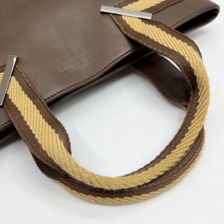  GUCCI グッチ レザーバッグ トートバッグ　キズあり 000-0860 001998 ブラウン